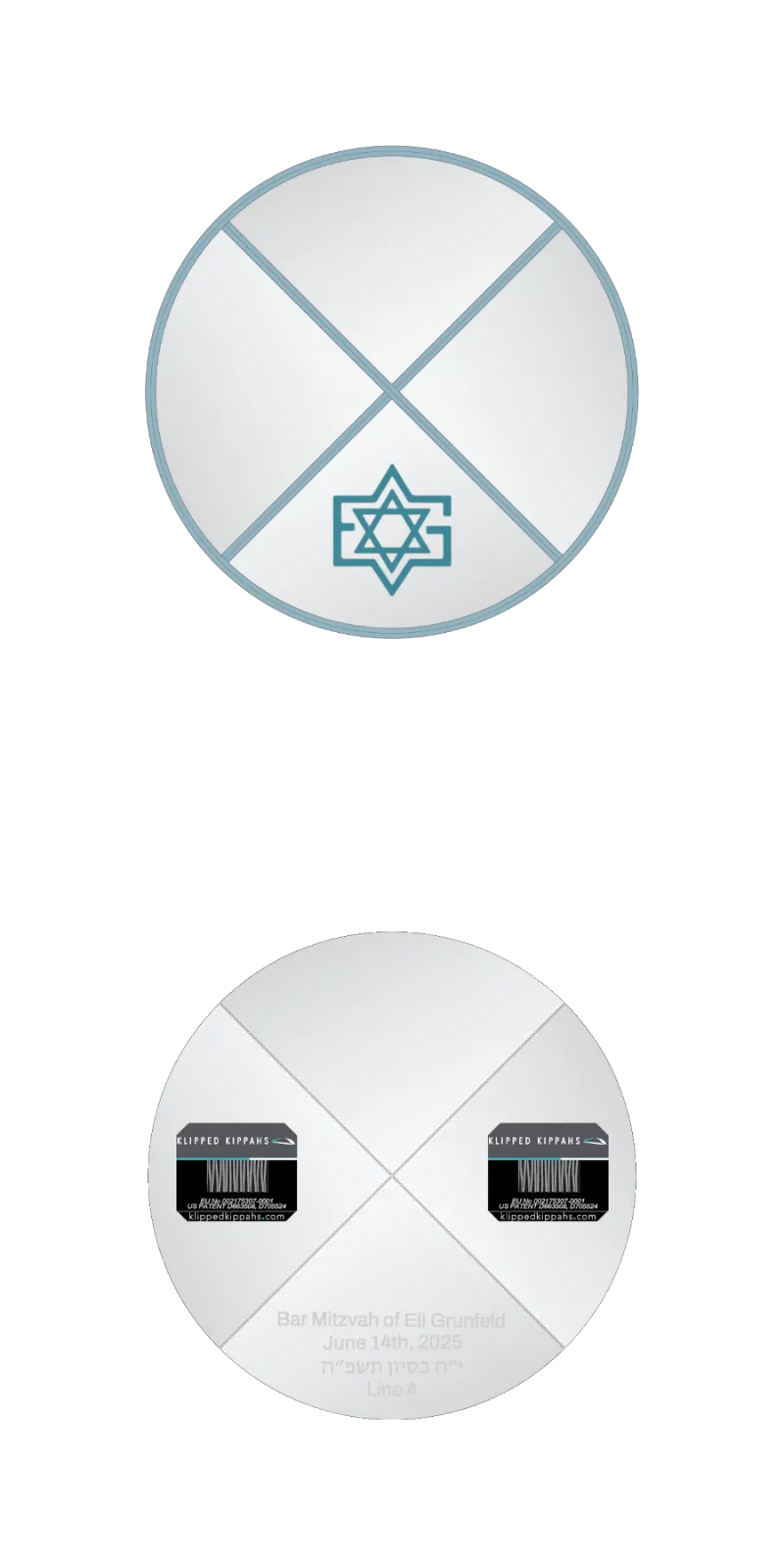 Custom Suede Kippah - Customer's Product with price 7.51 ID 2GXyOETXWFzxL9bOUNlCvk5F
