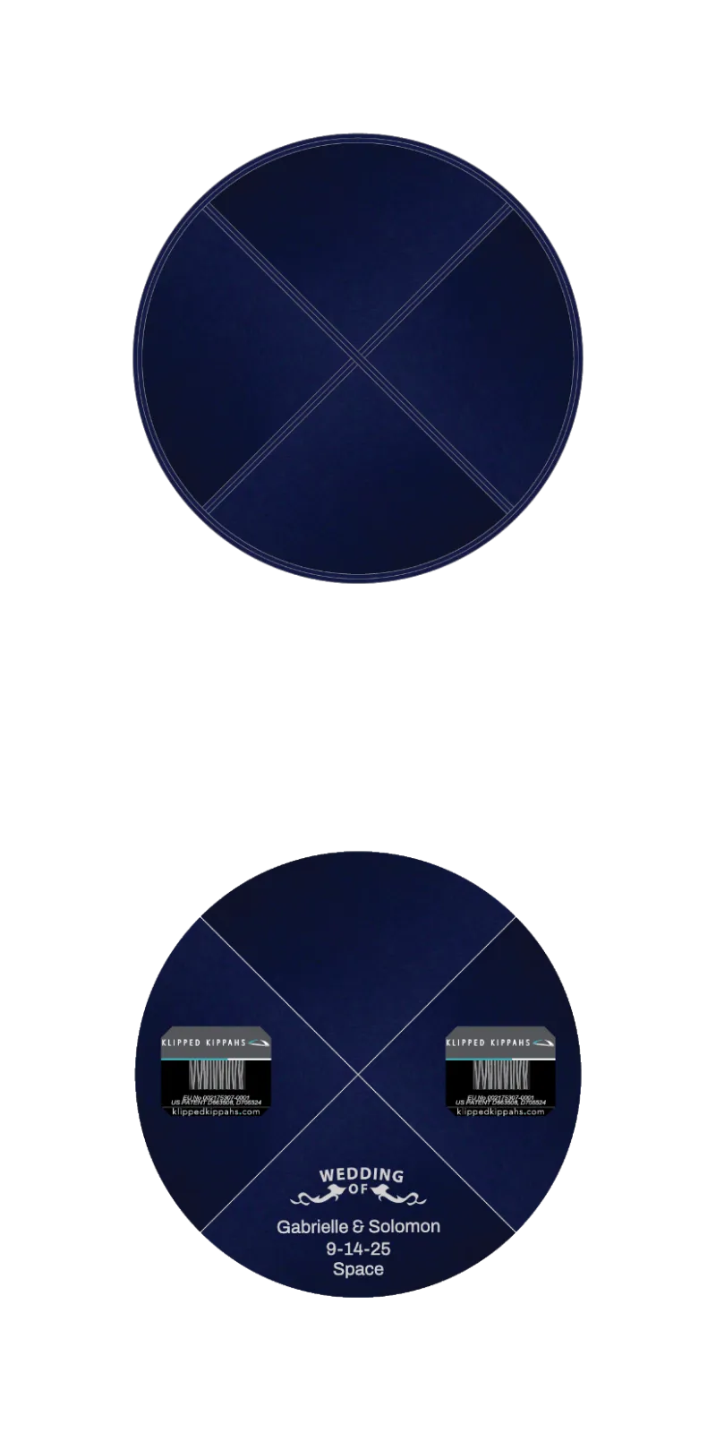 Custom Suede Kippah - Customer's Product with price 5.11 ID qIp8ps2qDR7ZYyFC2SP0kPfr