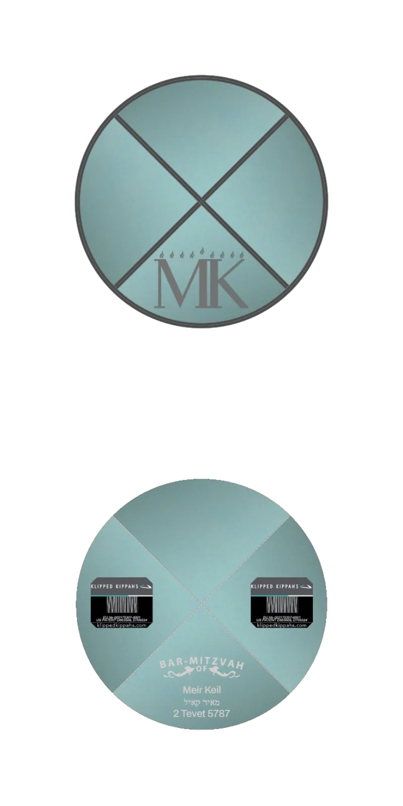 Custom Suede Kippah - Customer's Product with price 5.71 ID E_tutNU3wxWfmE5V3GFzpbXg