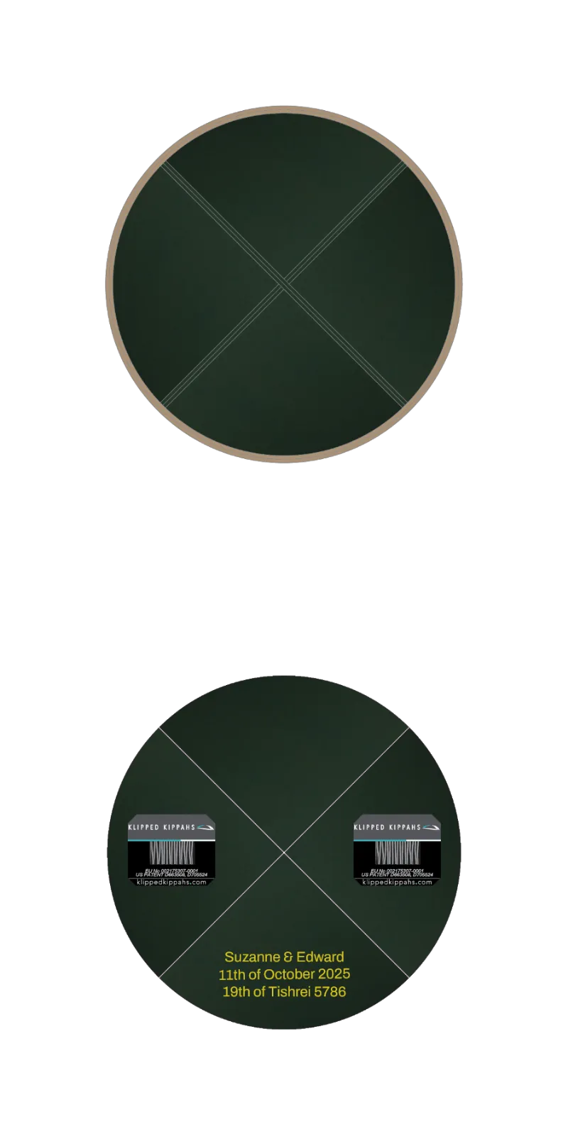 Custom Suede Kippah - Customer's Product with price 5.11 ID LejV4JaTVu0J-LTZkEHRsRuc