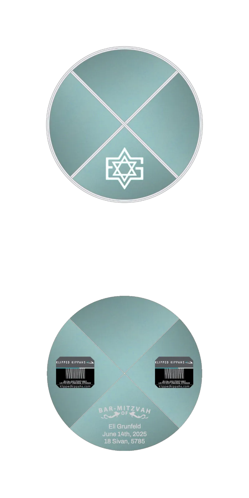 Custom Suede Kippah - Customer's Product with price 7.51 ID hkrYil2R6LyeOXl0xq-x8ngr