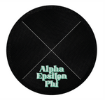 AEPhi -  Black Linen Kippah