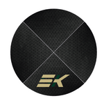 EK-51 Black Mesh Medium - Gold and Green logo