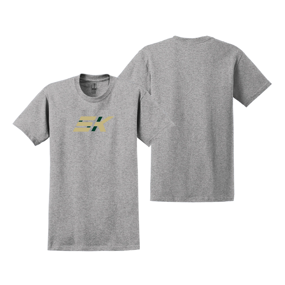EK-51 - Men's Kligman Short Sleeve T-Shirt - GRAY/WHITE