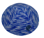 Blue Mayim Kippah - no rim