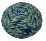 Green Mayim Kippah - with no rim