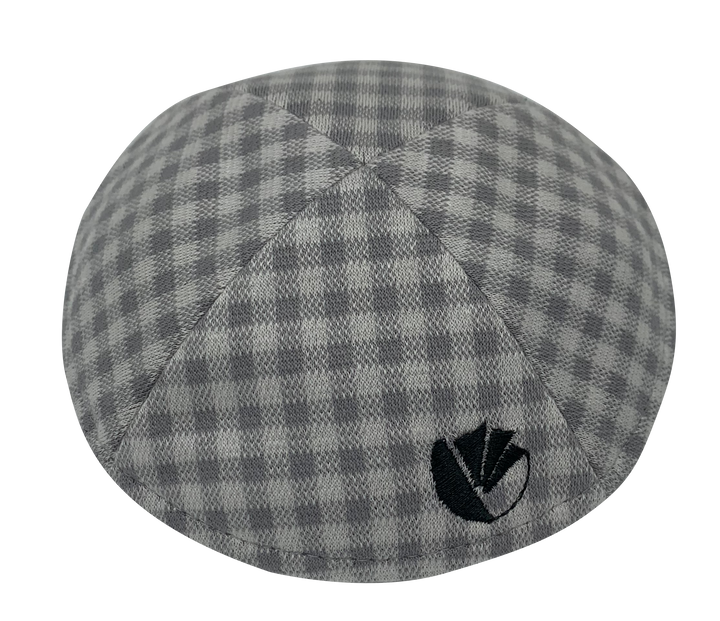 Gray Gingham - with no rim