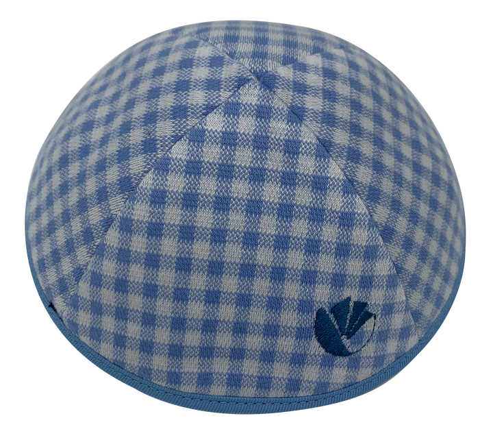 Sky blue Gingham - with rim