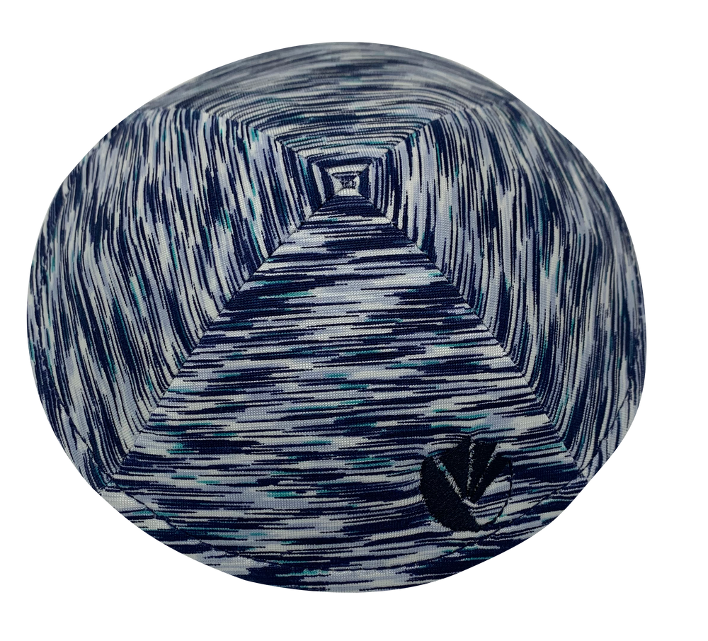 Navy Mayim Kippah - no rim