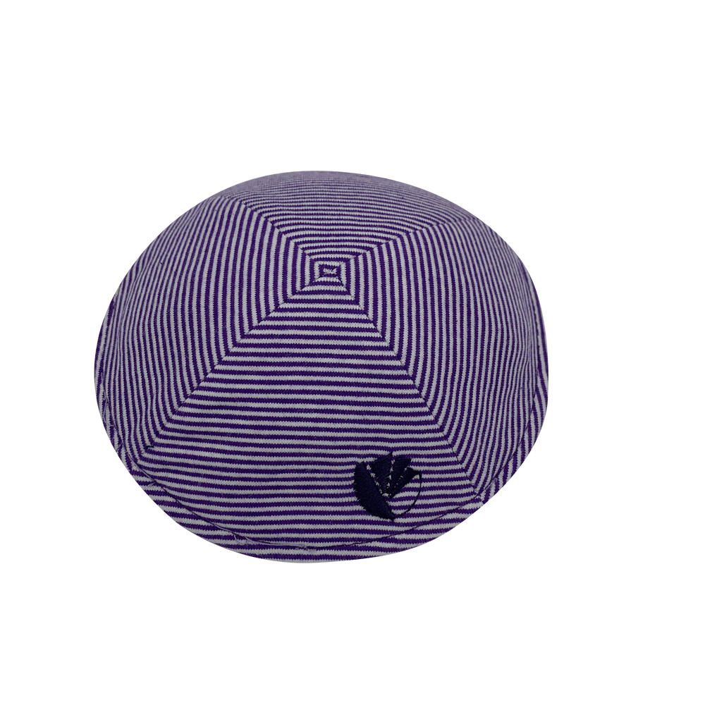 Purple Seer Sucker - with no rim