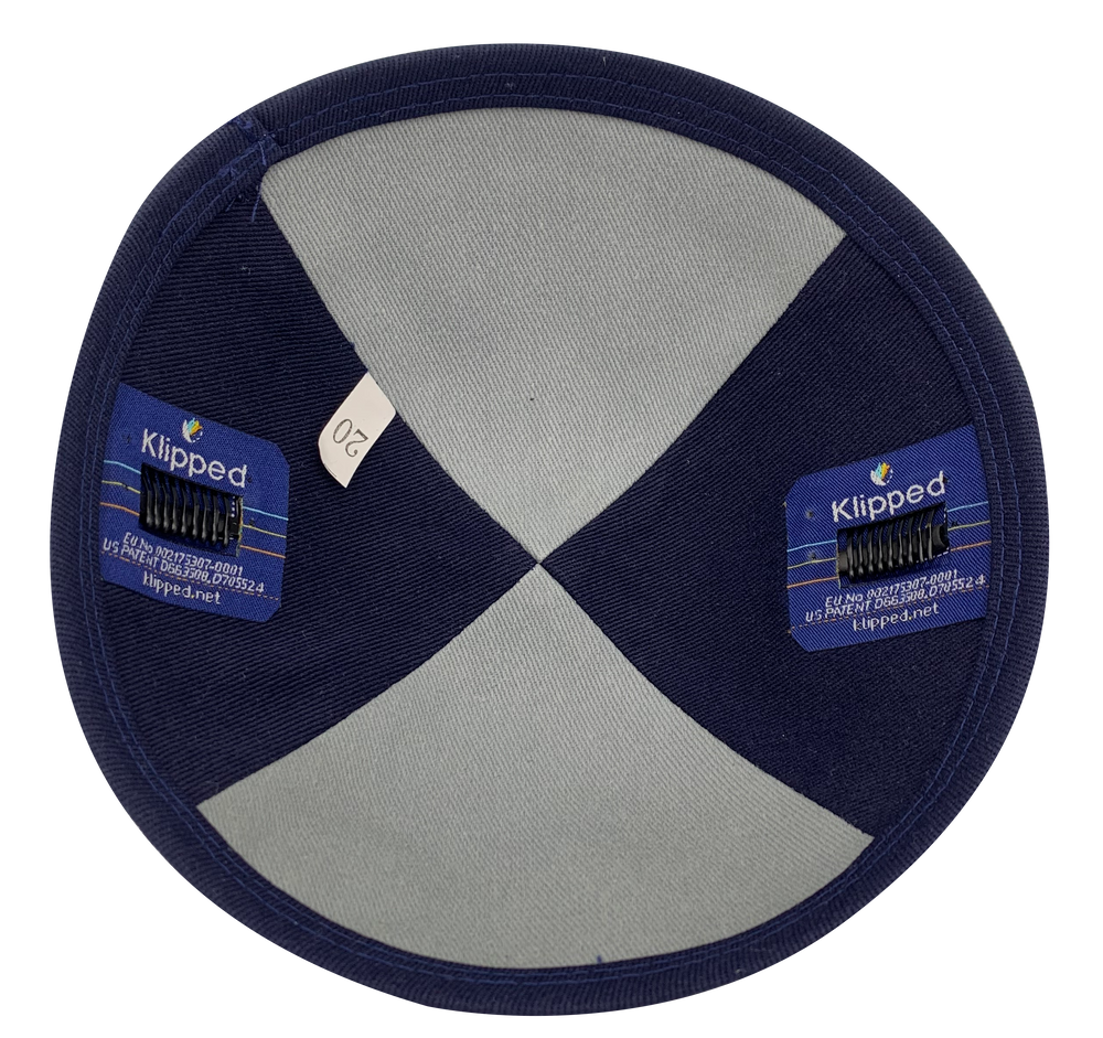 Navy Seer Sucker - with rim