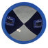 Blue Mayim Kippah - with rim