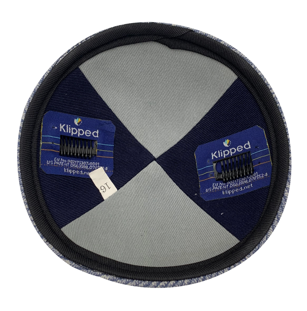 Heather Blue Woven Thread - with no rim