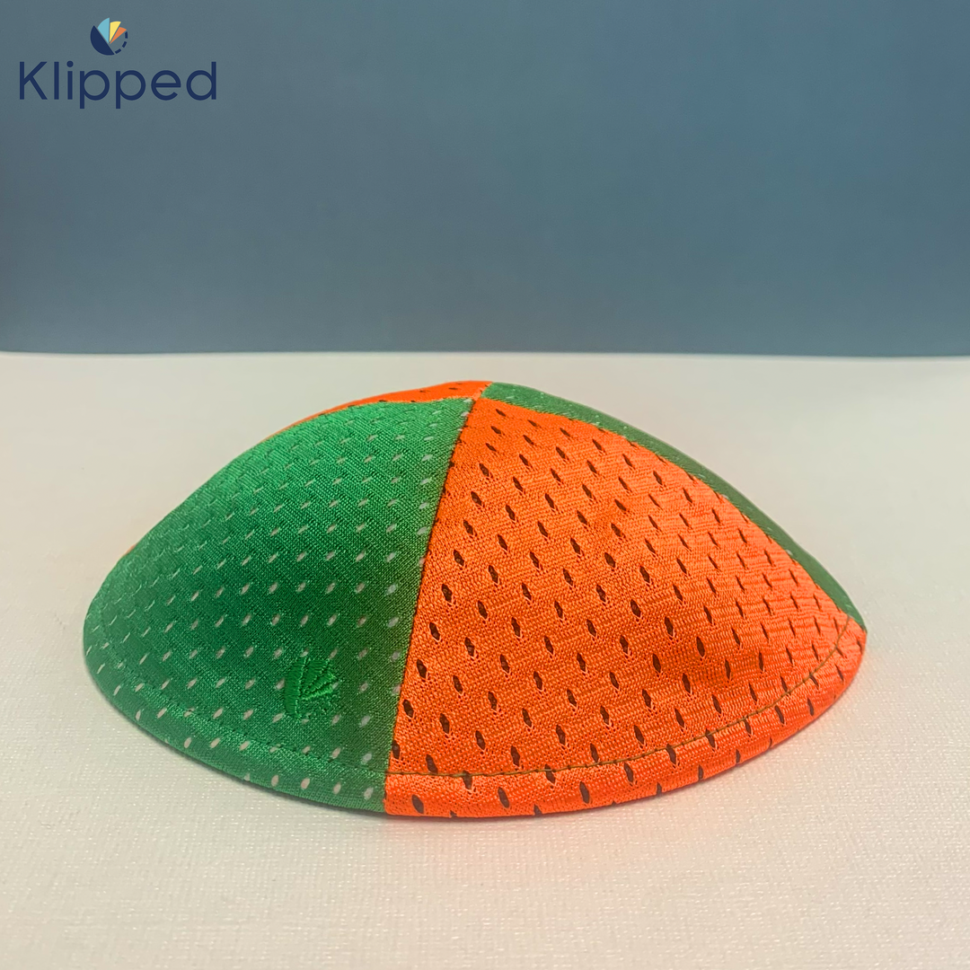 Orange and Green Mesh