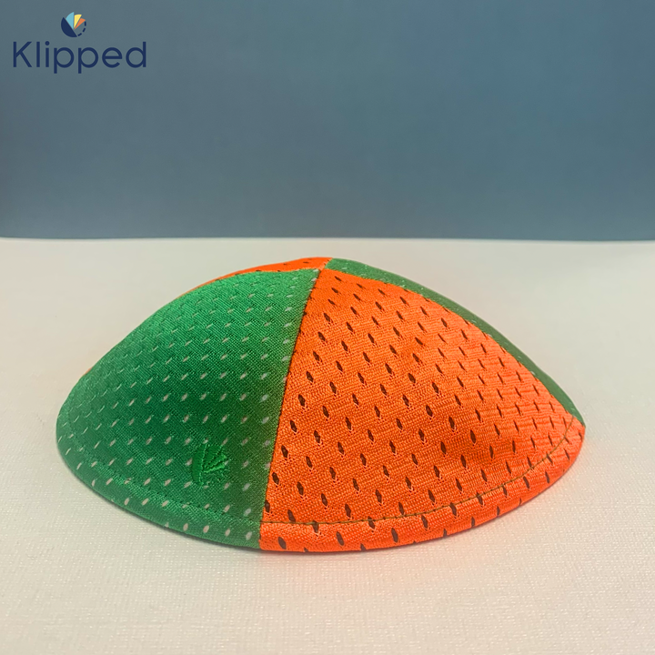 Orange and Green Mesh
