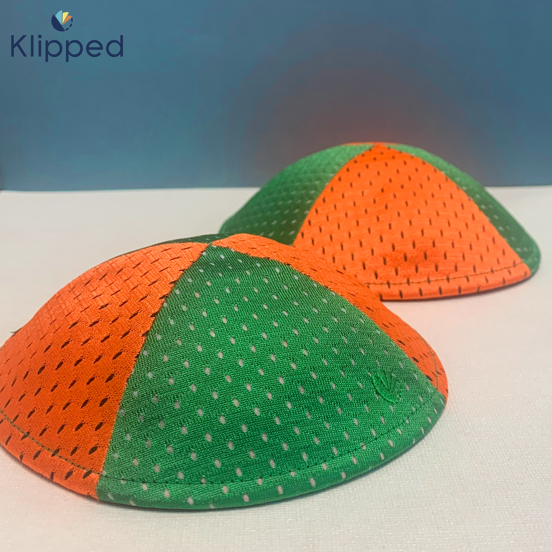Orange and Green Mesh