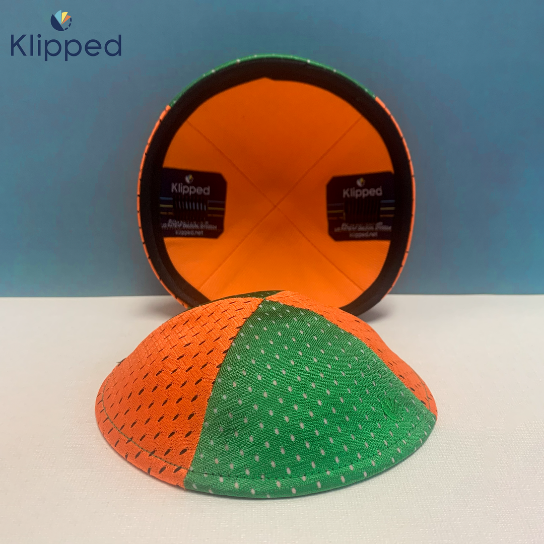 Orange and Green Mesh