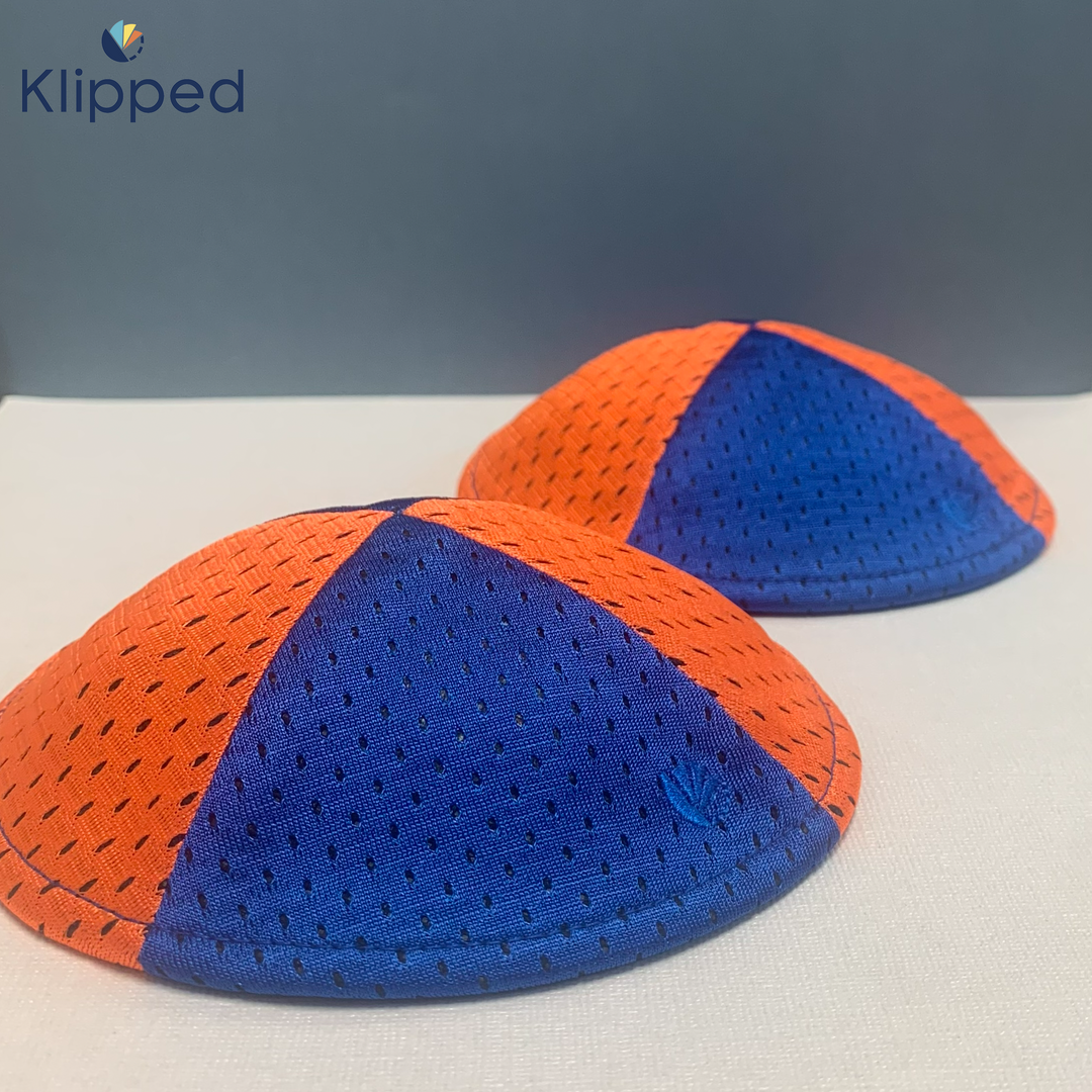 Orange and Royal Mesh