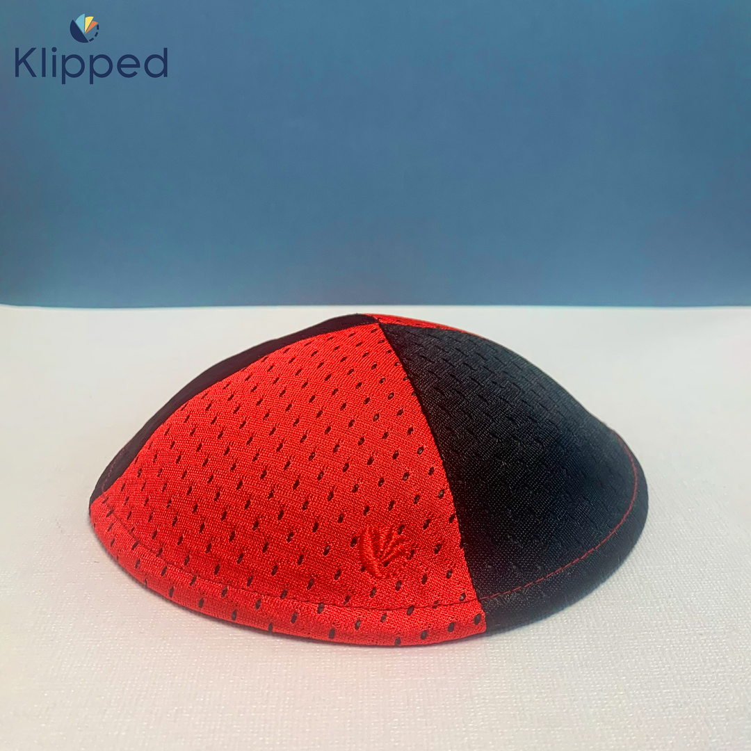 Black and Red Mesh
