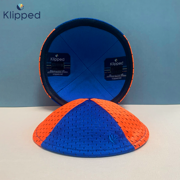 Orange and Royal Mesh