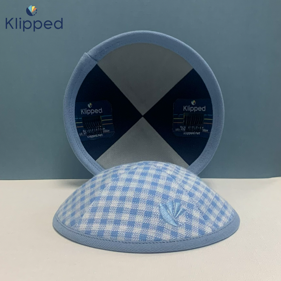 Sky blue Gingham