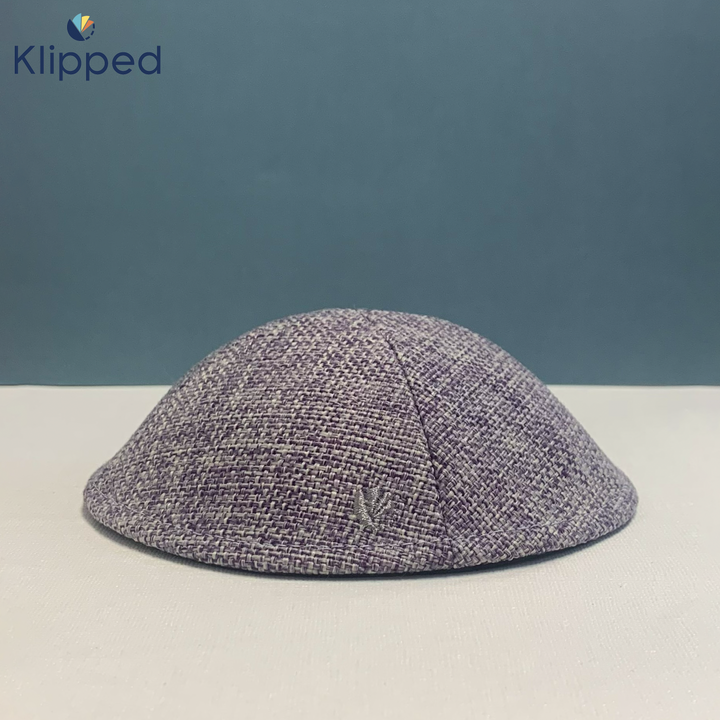 Purple Burlap  no rim
