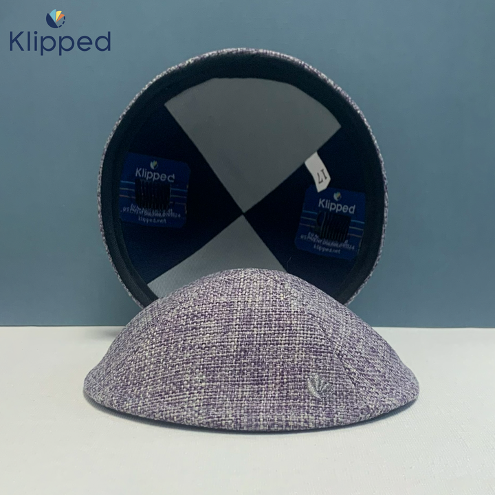 Purple Burlap  no rim