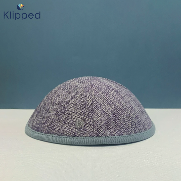 Purple Burlap with Rim