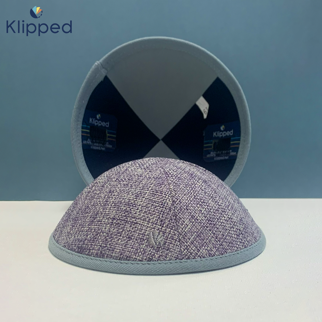 Purple Burlap with Rim