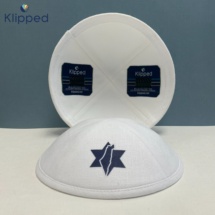 White Linen with Israel logo