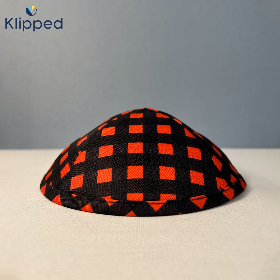 Stripes Black and Red Cotton