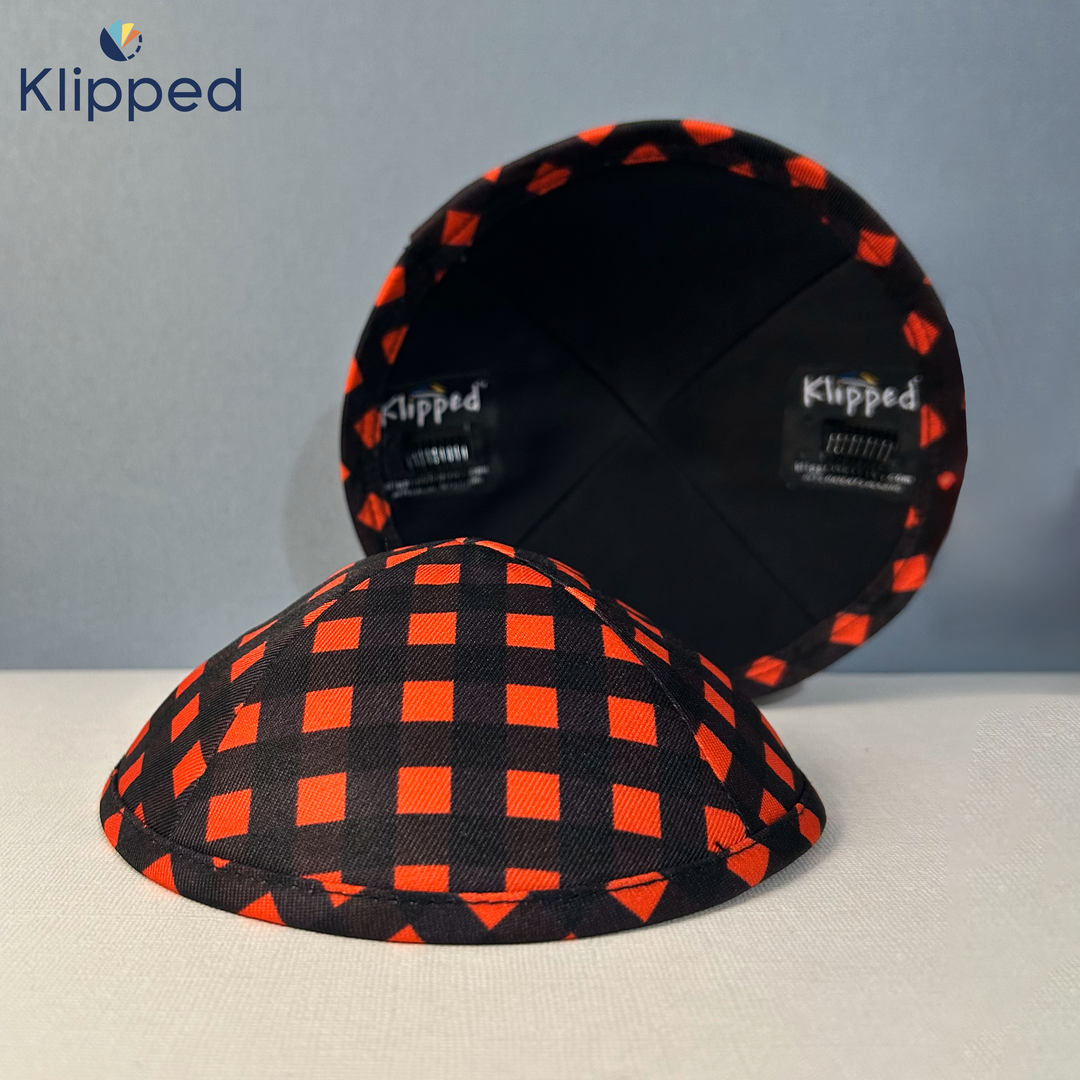 Stripes Black and Red Cotton