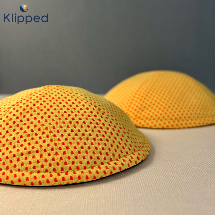 Yellow-Orange 2 Tone Mesh