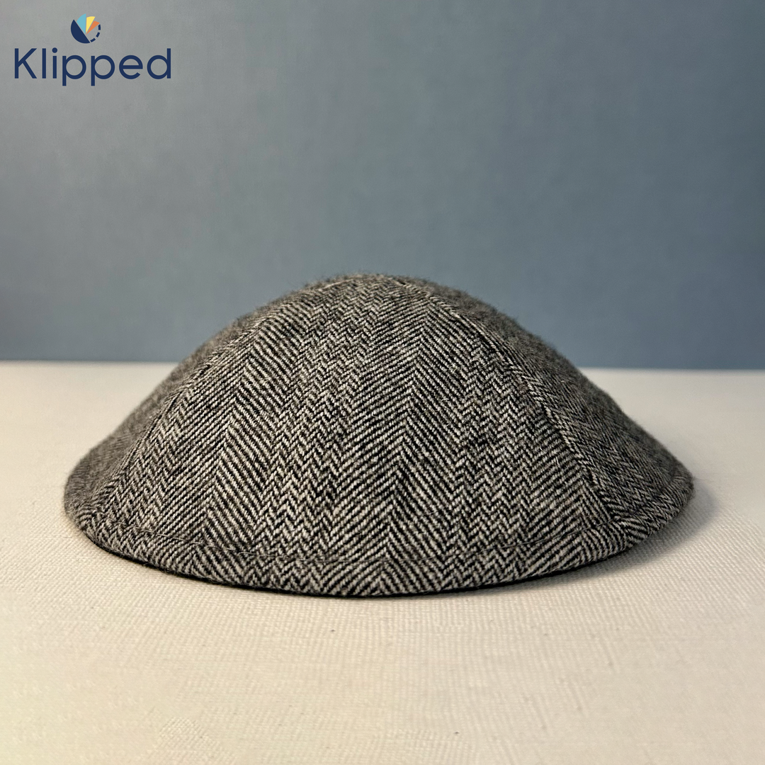 Gray Herringbone