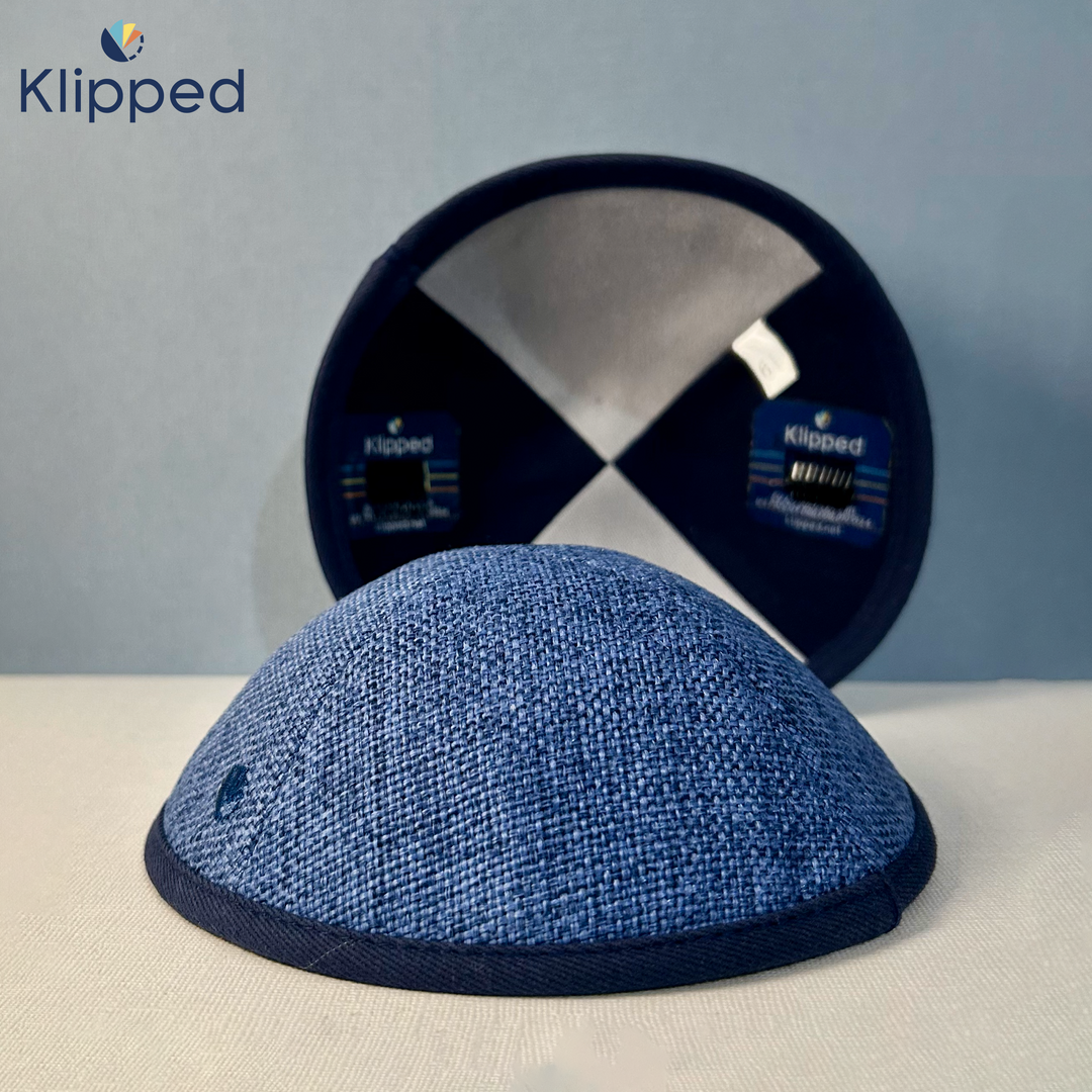 Blue Burlap