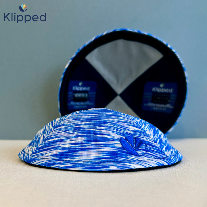 Blue Mayim Kippah