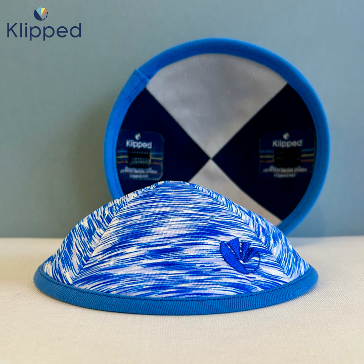 Blue Mayim Kippah
