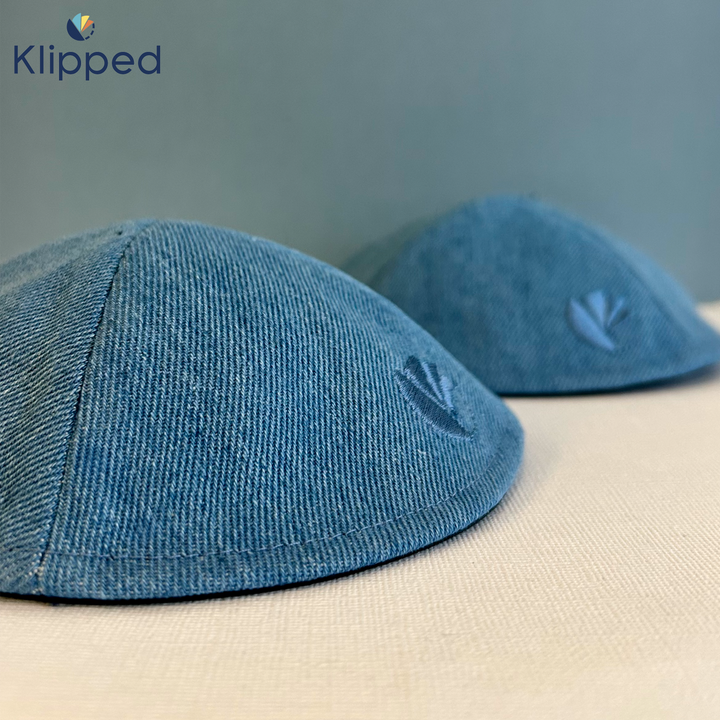 Blue Denim Kippah