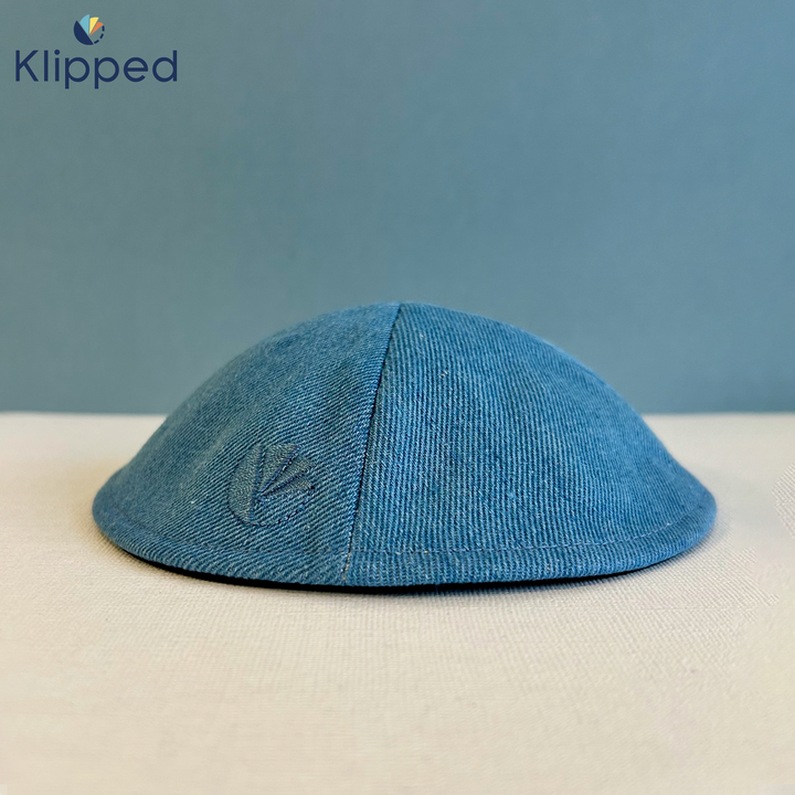 Blue Denim Kippah