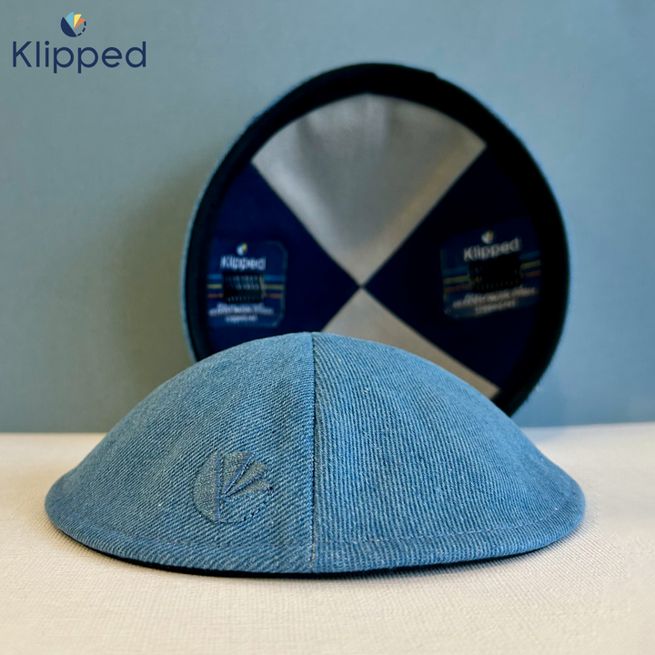 Blue Denim Kippah