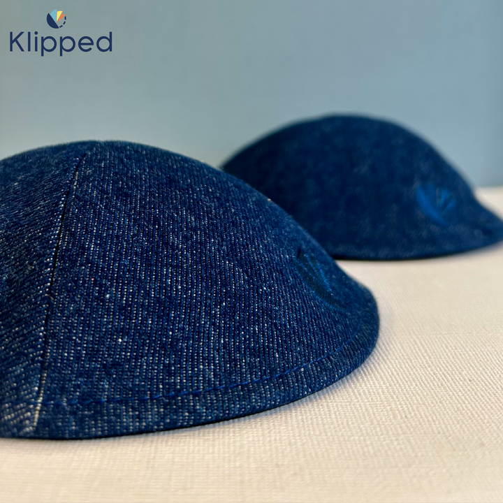 Dark Blue Denim Kippah