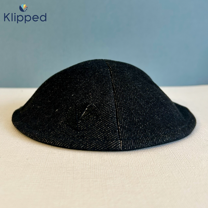 Black Denim Kippah