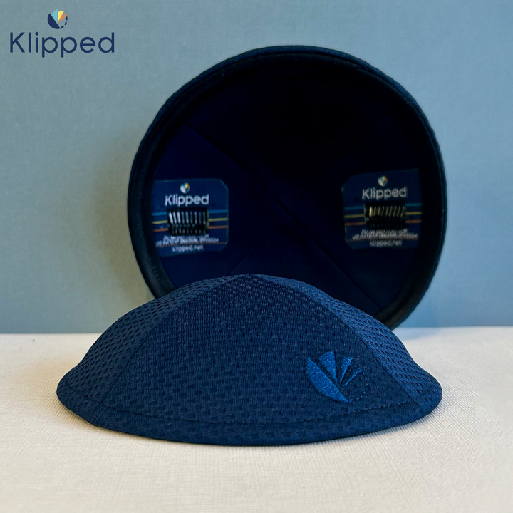 Navy Cotton Mesh