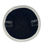 Burlap (Blue, Navy & White details) with Rim