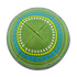 Burlap (Green, Yellow, Blue & Gray details) with Rim