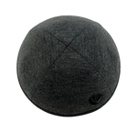 Black Heather T-Shirt with Rim