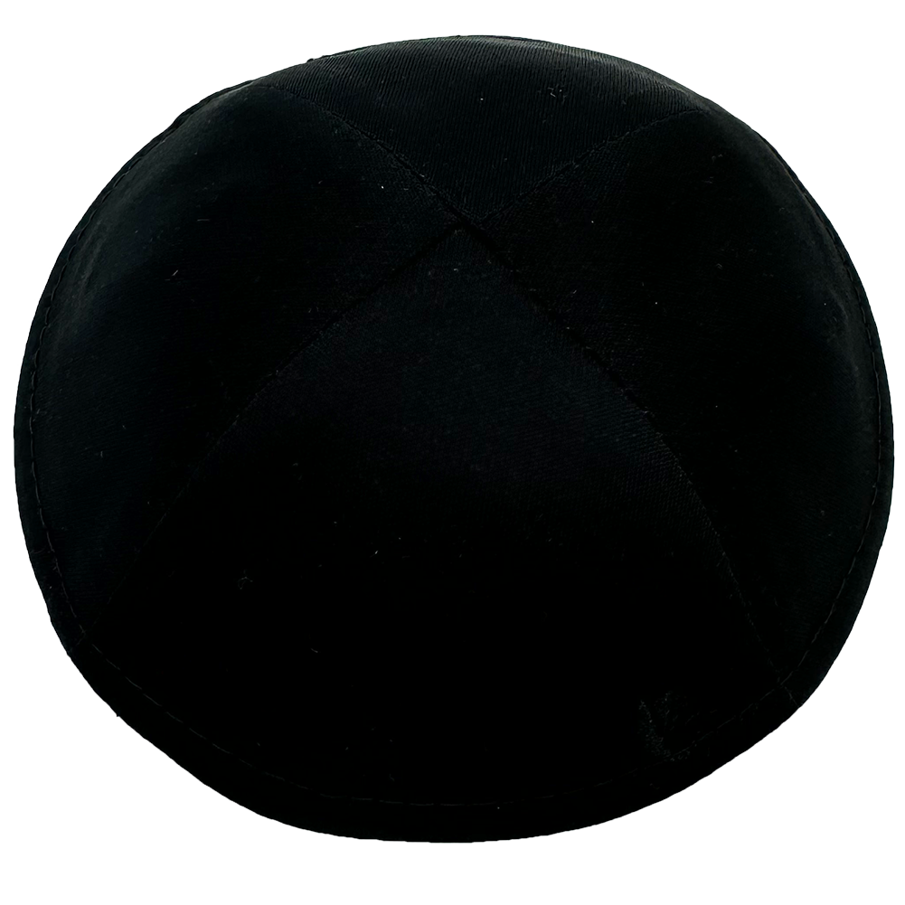 Black Dry Fit Kippah no Rim