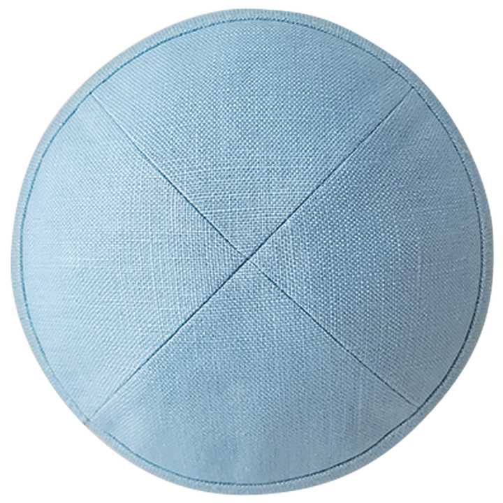 Light Blue Linen with Rim