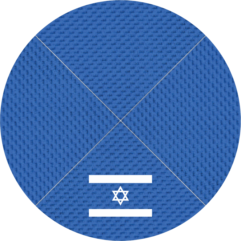 Royal Israel Flag Kippah