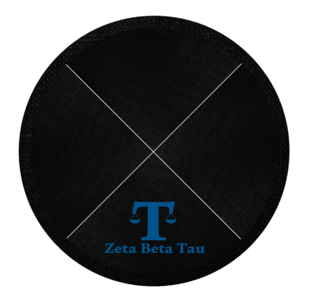 ZBT -  Black Linen Kippah